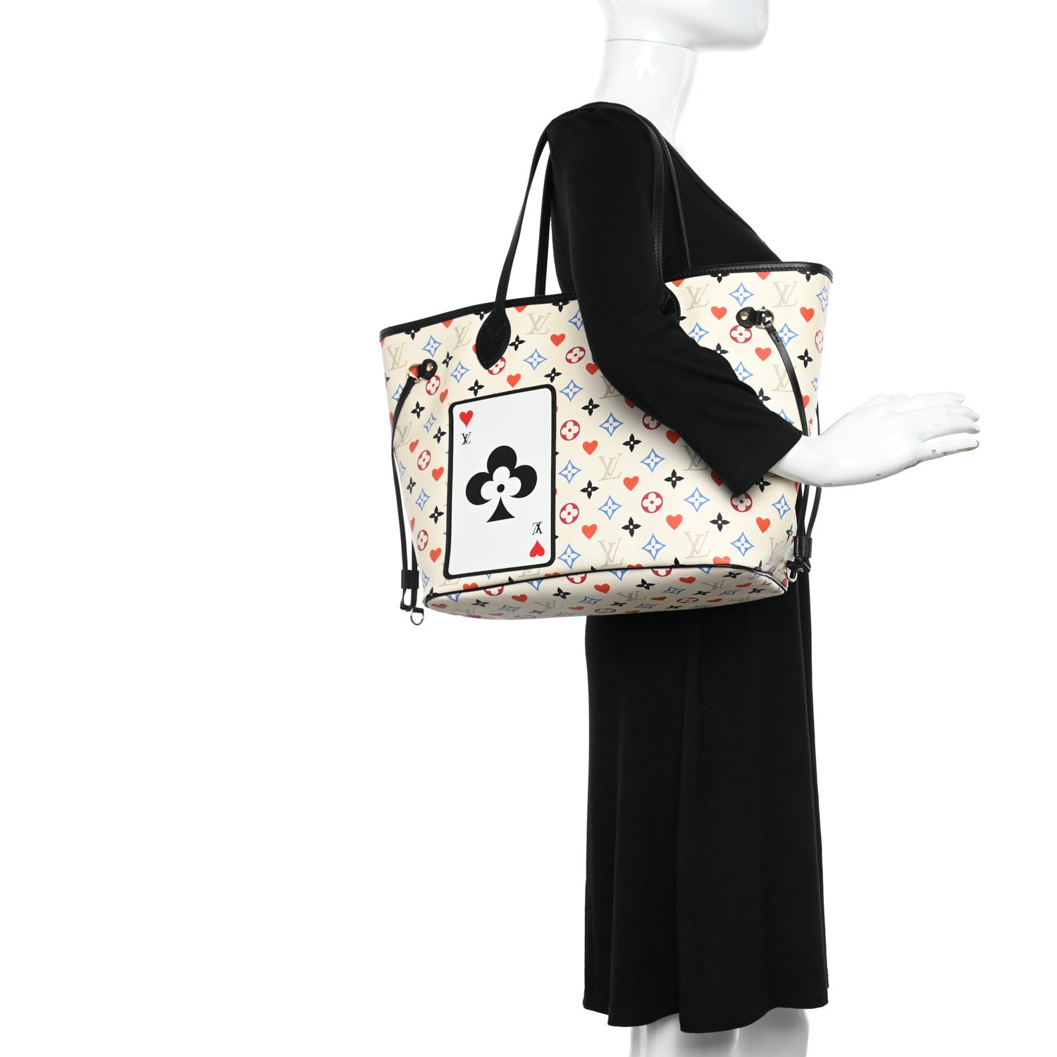 Louis Vuitton Game On Neverfull MM White 2 of 12