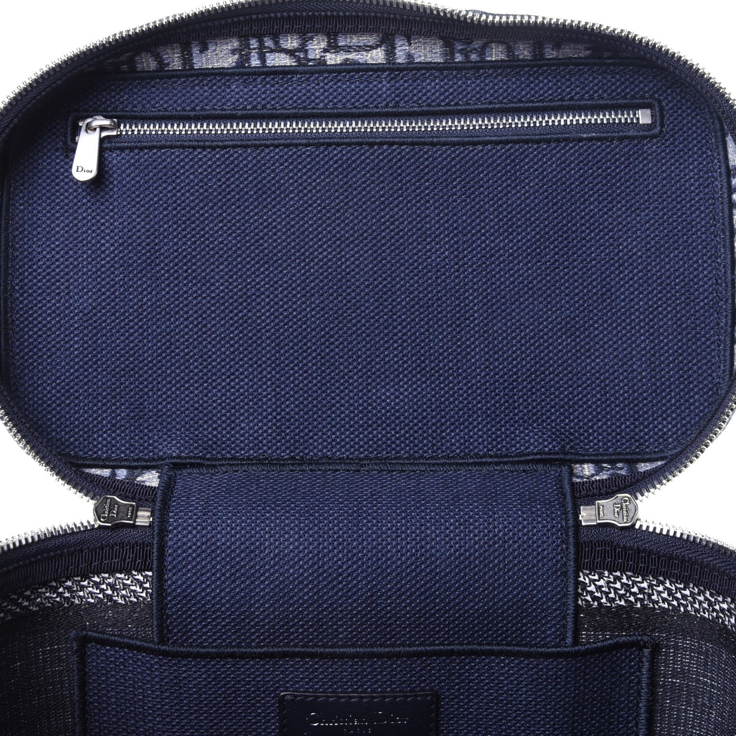 Christian Dior Oblique Diortravel Vanity Case Blue 9 of 12
