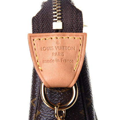 Louis Vuitton Monogram My LV Heritage Mini Pochette Accessories Vert Clair Blue Clair 6 of 8