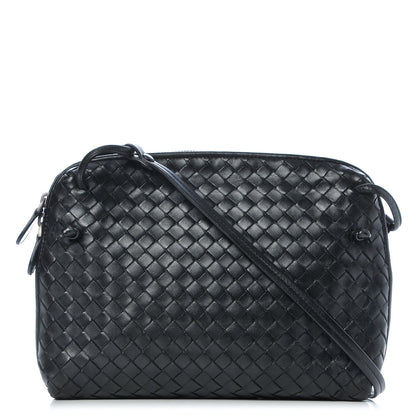 Bottega Veneta Nappa Intrecciato Pillow Crossbody Messenger Nero Black 1 of 7