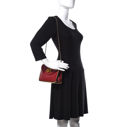 Chloe Grained Calfskin Small Sally Flap Bag Red 2 of 15