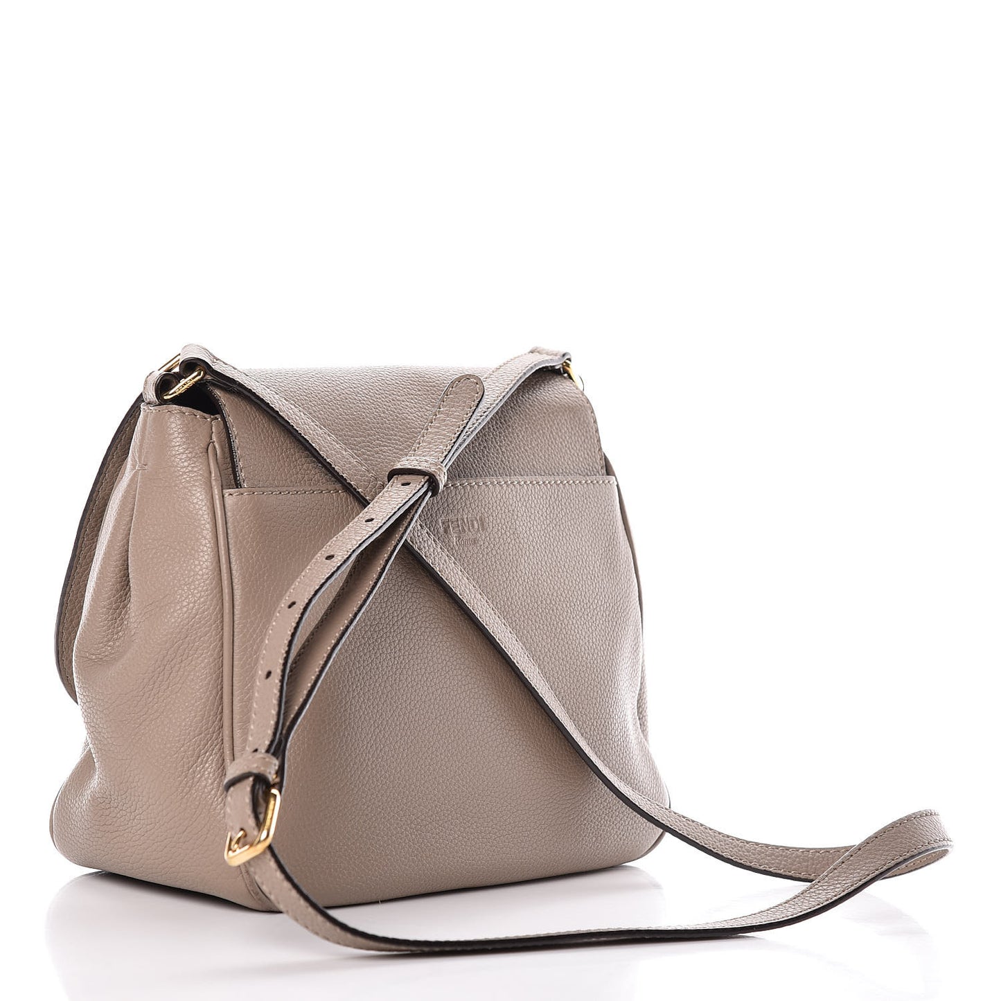 Vitello Small Messenger Bag Tortora