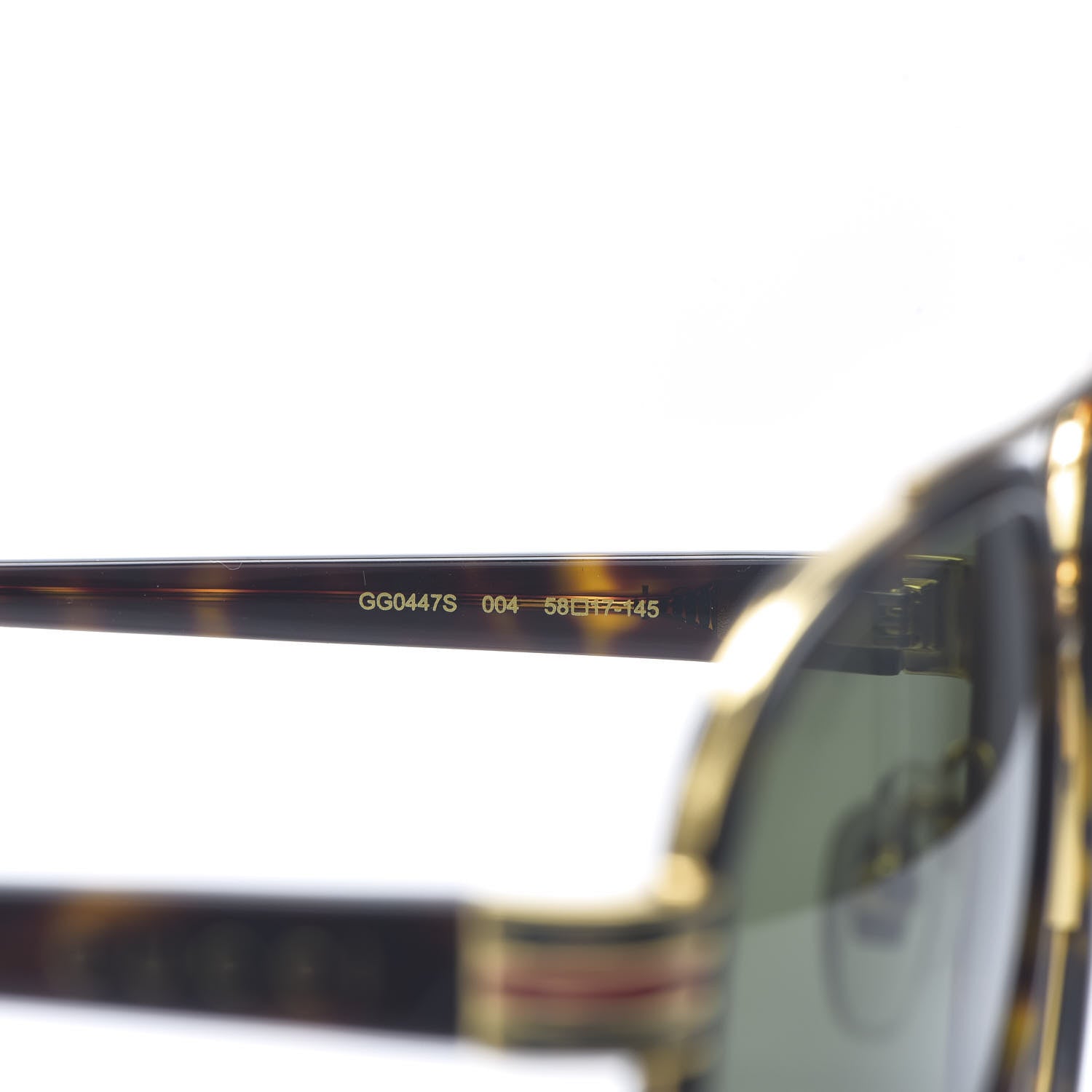 Gucci Acetate Aviator Sunglasses GG0447S Black 6 of 6