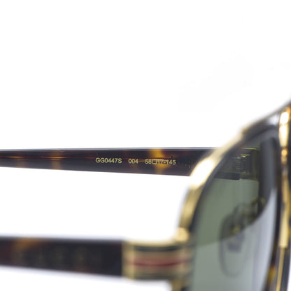 Gucci Acetate Aviator Sunglasses GG0447S Black 6 of 6