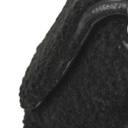 Chanel Shearling Lambskin Medium Coco Handle Flap Black 11 of 12