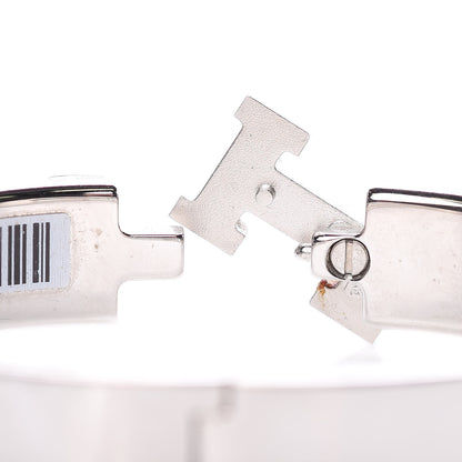 Hermes Enamel Narrow Clic Clac H Bracelet PM White 5 of 5