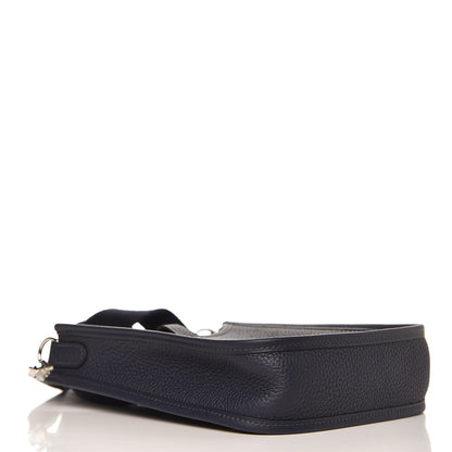 Hermes Taurillon Clemence Evelyne TPM Bleu Nuit 4 of 9