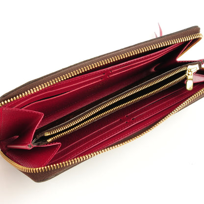 Louis Vuitton Monogram Clemence Wallet Fuchsia 5 of 7