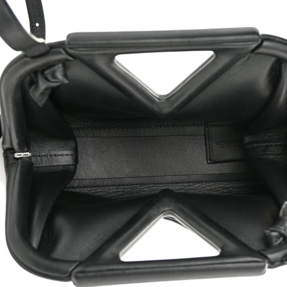 Bottega Veneta Calfskin Small The Point Triangle Bag Black 5 of 9
