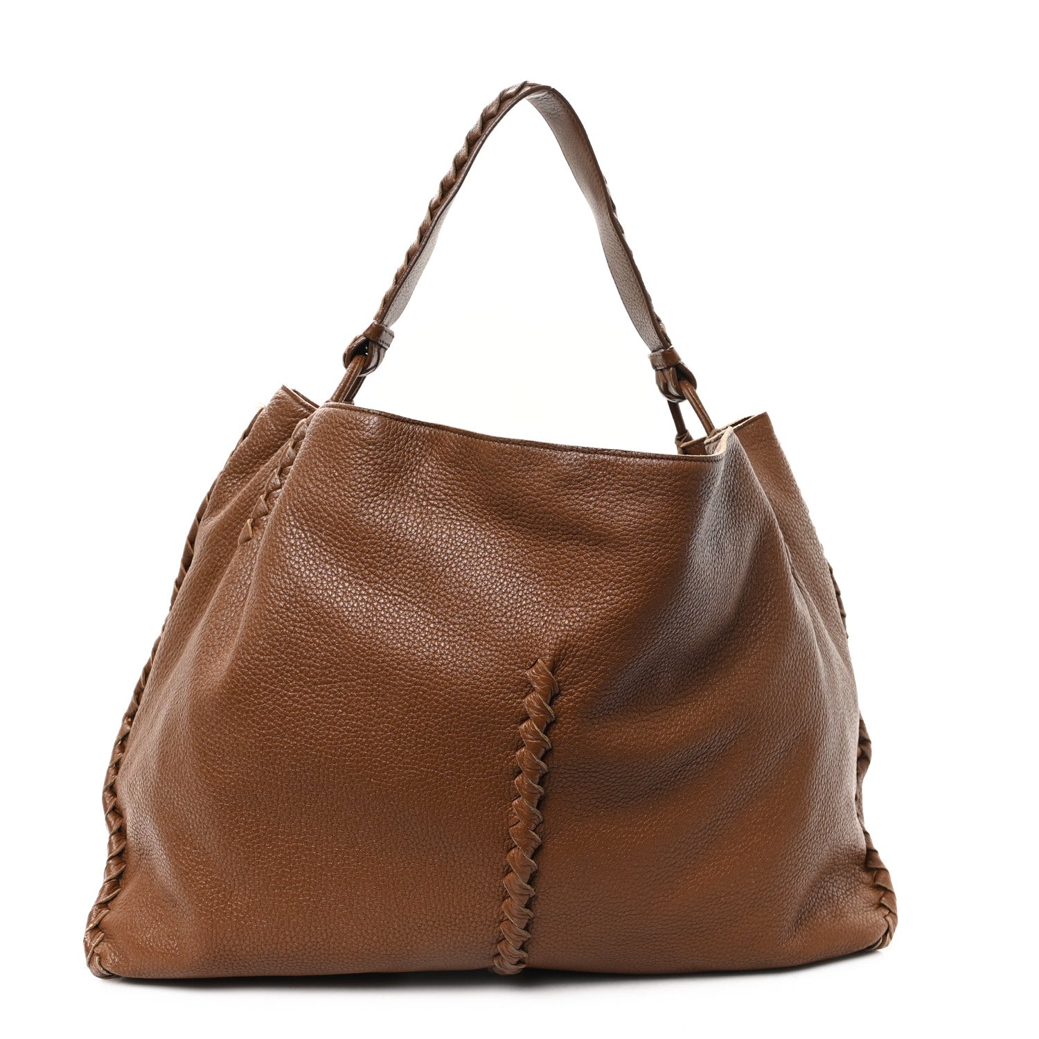 Bottega Veneta Cervo Deerskin Large Hobo Brown 1 of 15