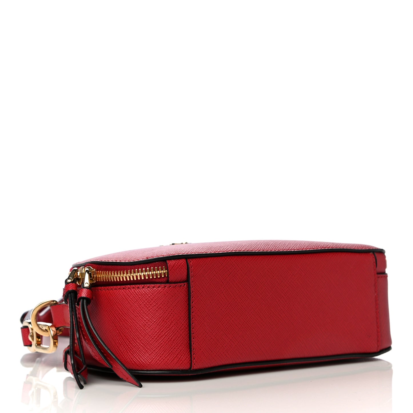 Saffiano Lux Odette Crossbody Fuoco