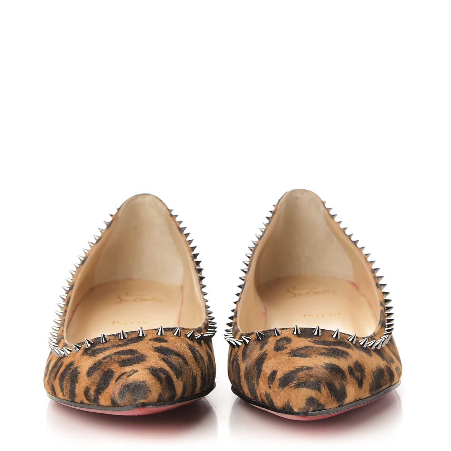 Veau Velours Anjalina Flats 40 Leo Gun Metal