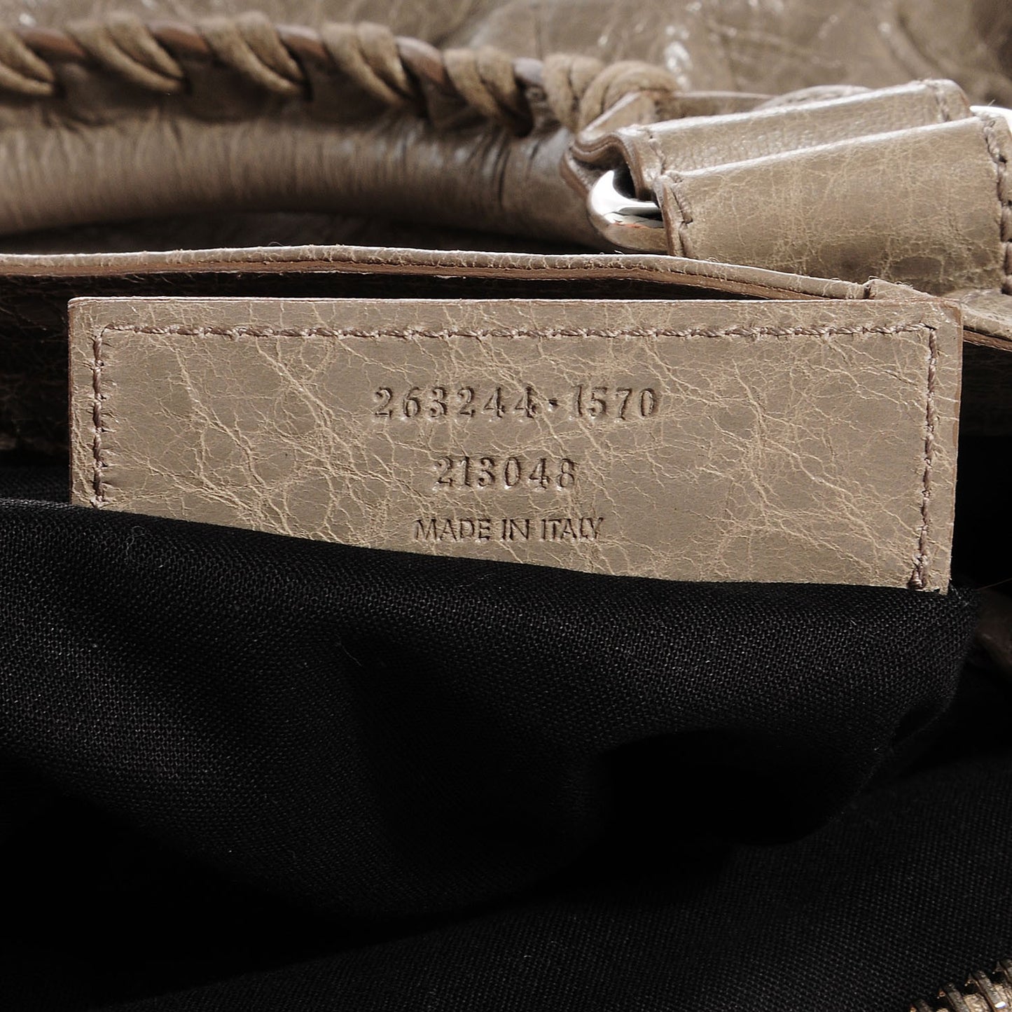 Agneau Giant 21 Silver Hardware Velo Papyrus