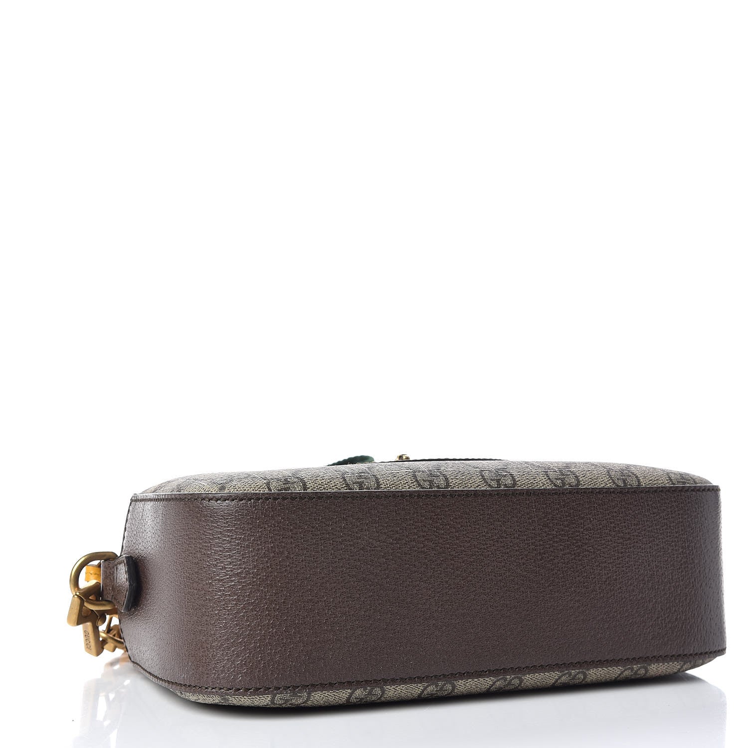 Gucci GG Supreme Monogram Web Neo Vintage Shoulder Bag Beige New Acero Crop 4 of 11