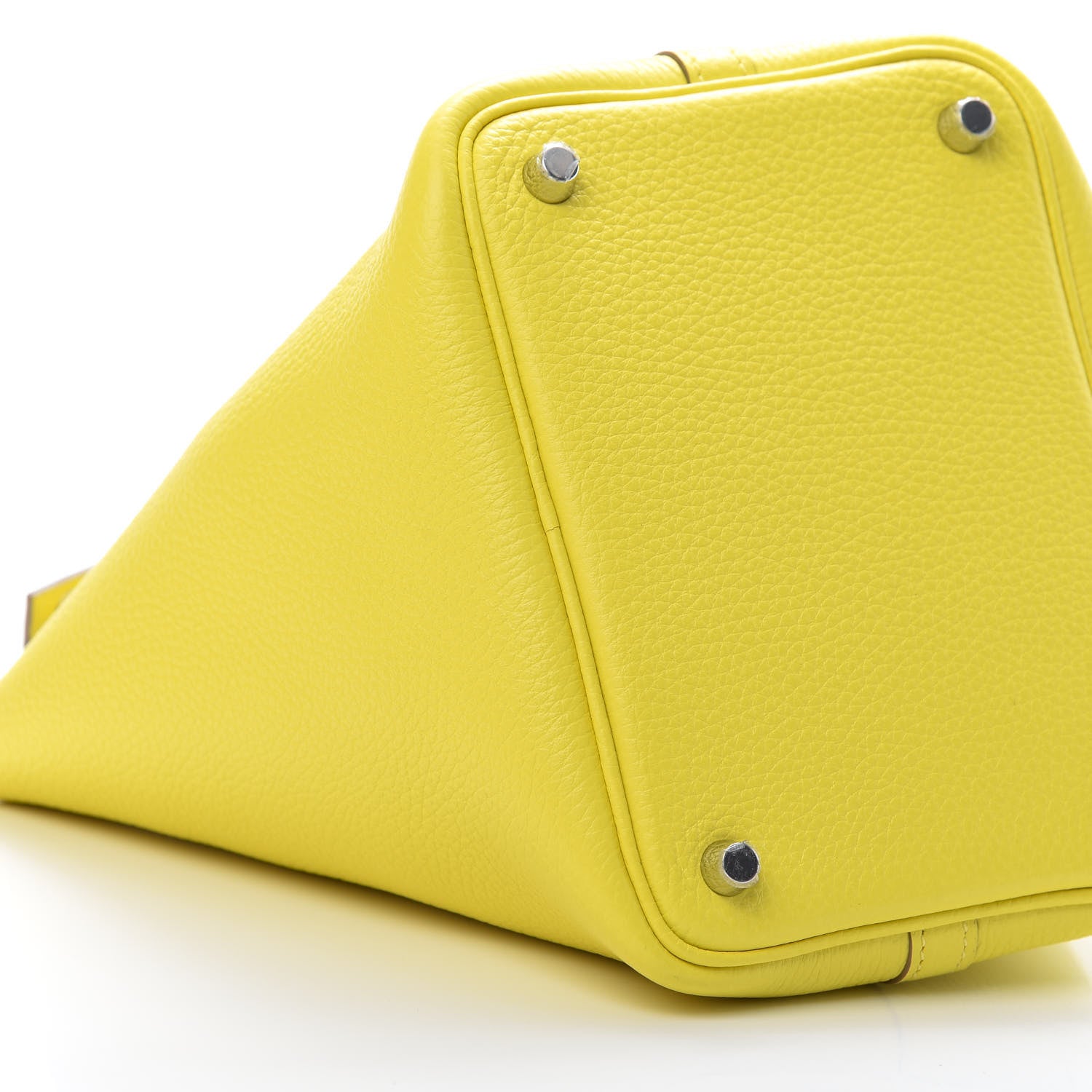 Hermes Taurillon Clemence Picotin Lock 18 PM Lime 9 of 11