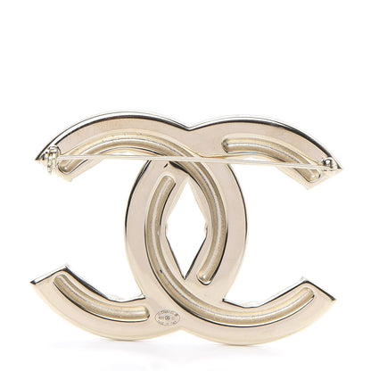 Chanel Baguette Crystal Quilted Vintage Allure CC Brooch Gold 3 of 5