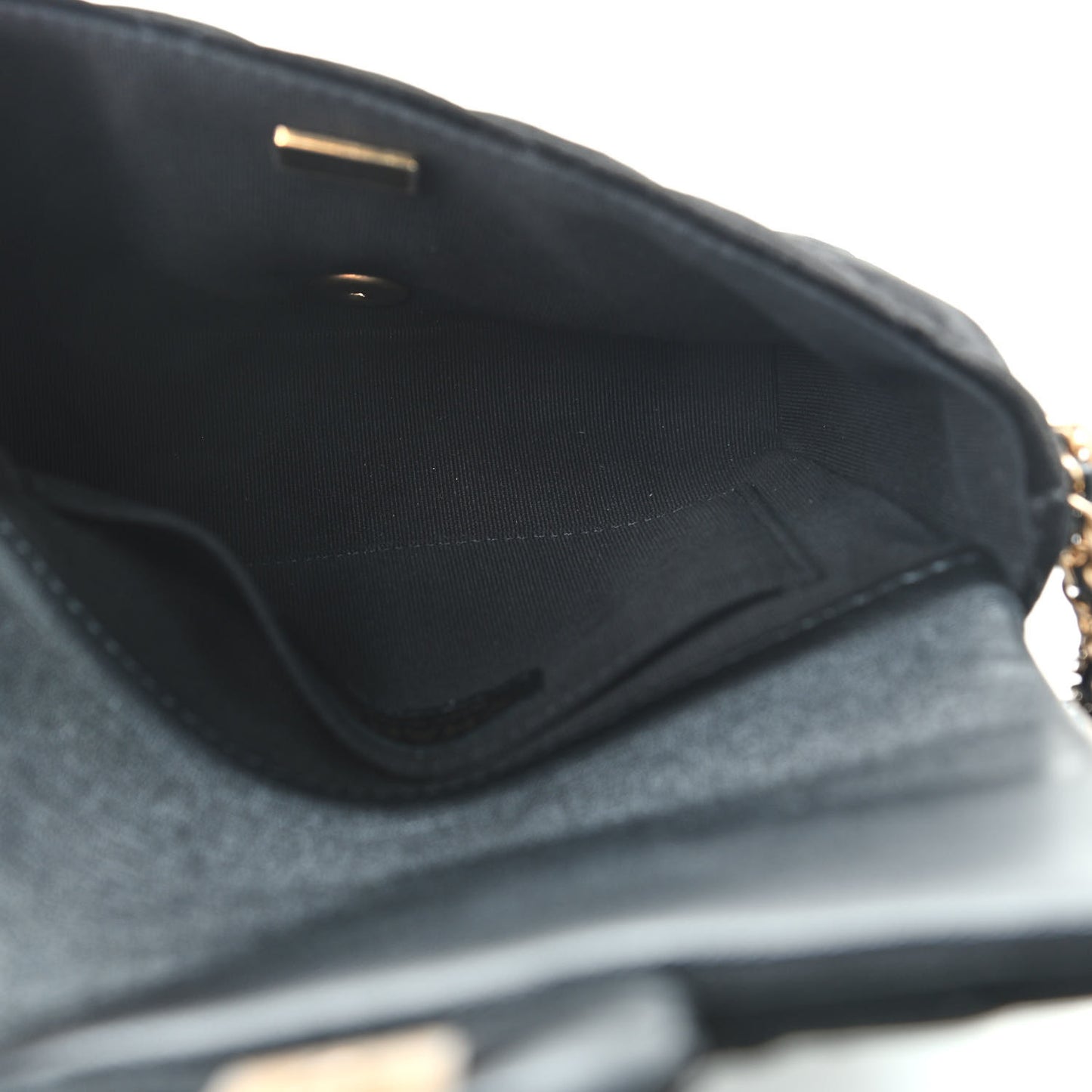 Velvet Quilted Crush On Chains Flap Bag Black