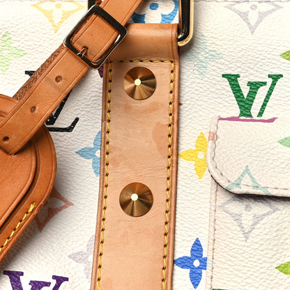 Louis Vuitton Monogram Multicolor Keepall 45 White 7 of 11