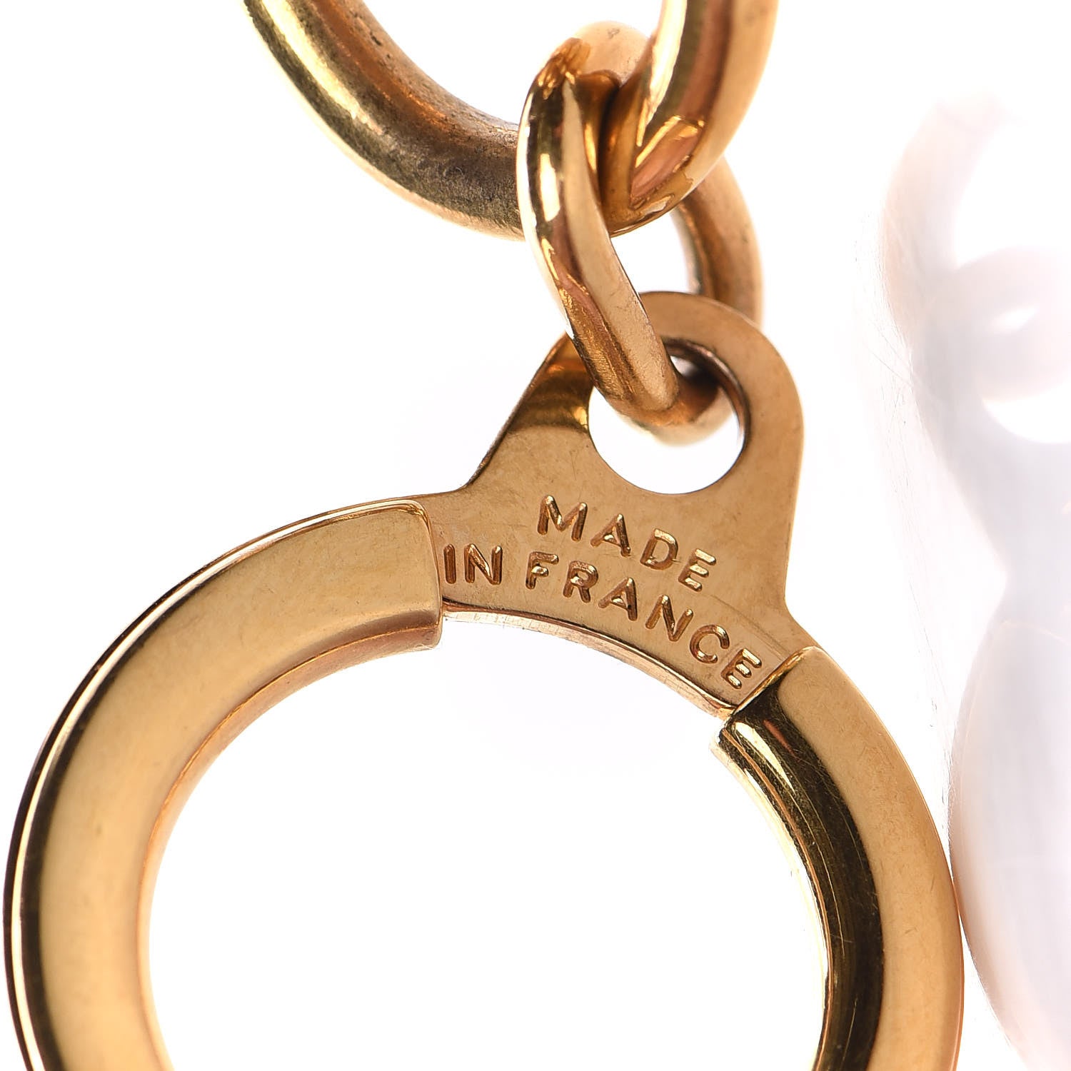 Louis Vuitton Pochette Extender Key Ring Gold 3 of 3