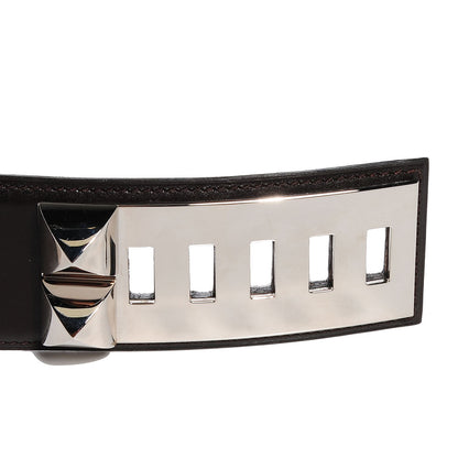 Hermes Box Collier De Chien CDC Belt 85 Black 12 of 12