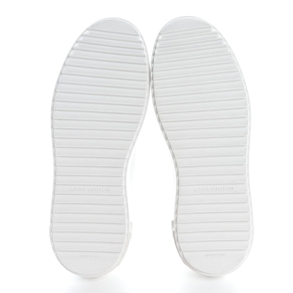 Louis Vuitton Monogram Time Out Sneakers 38 White Green 6 of 11
