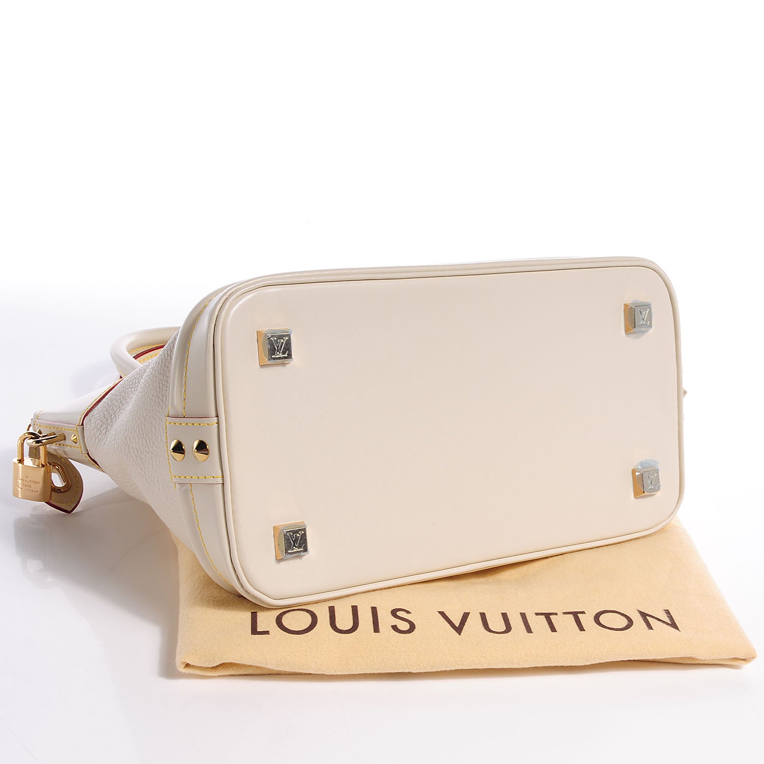 Louis Vuitton Suhali Lockit PM White 4 of 7