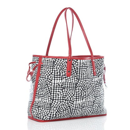 MCM Visetos Medium Reversible Shopper Tote Ruby Red 7 of 16