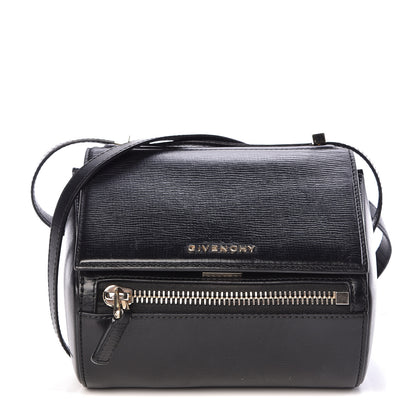 Givenchy Textured Calfskin Mini Pandora Box Crossbody Bag Black 1 of 10
