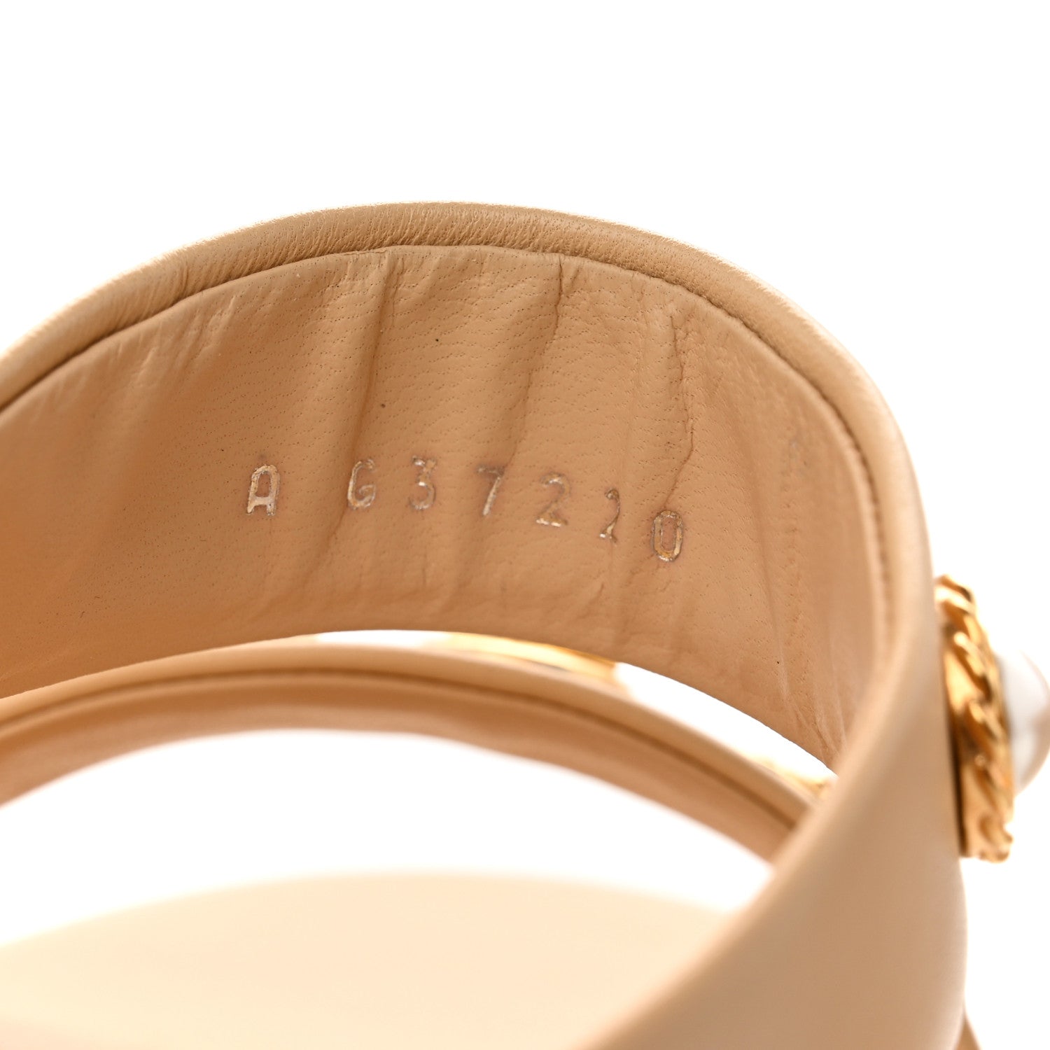 Hermes Chanel Lambskin Jeweled Mules 40 Beige 8 of 9