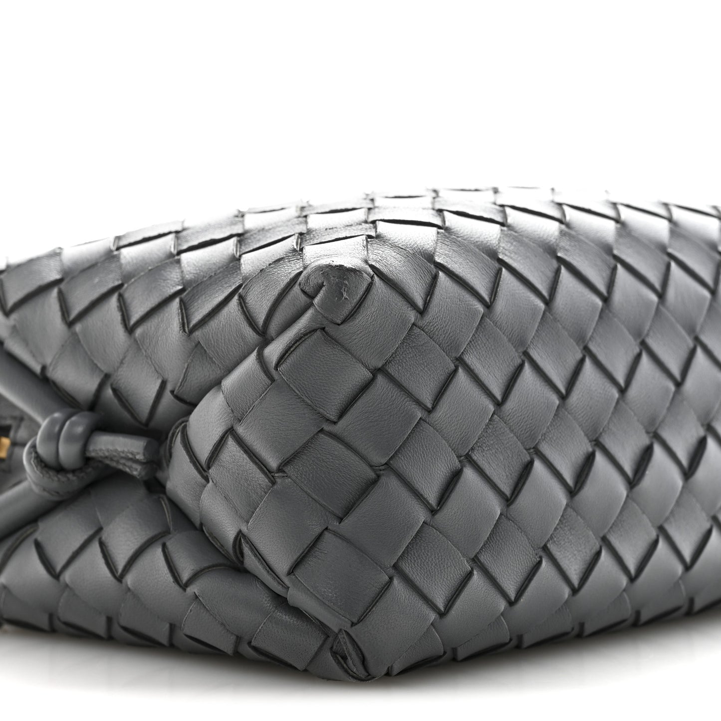 Nappa Intrecciato Small Loop Camera Bag Thunder