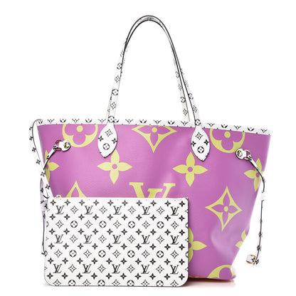 Louis Vuitton Monogram Giant Neverfull MM Pink Lilac 1 of 10