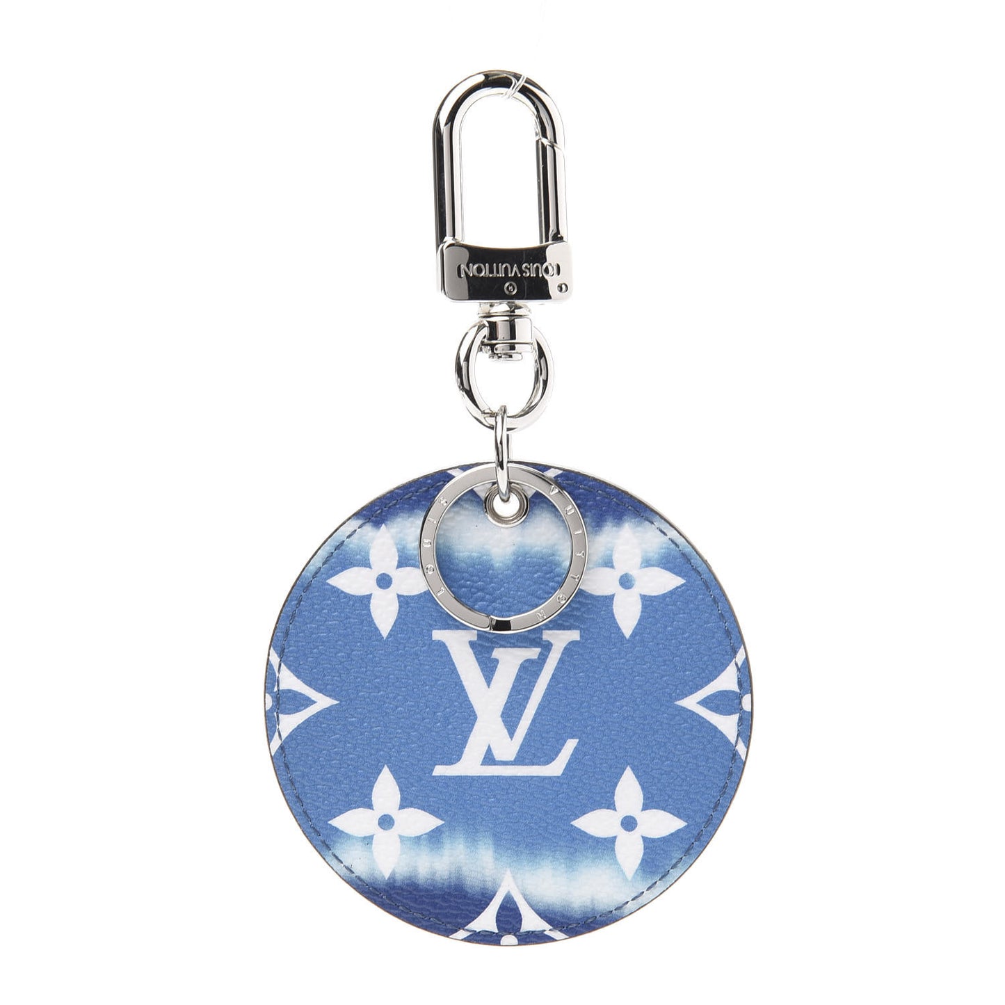 Monogram Escale Bag Charm Key Holder Blue