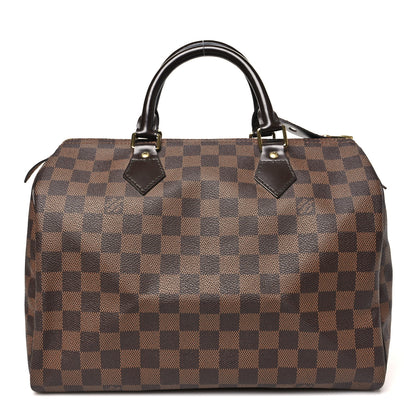 Louis Vuitton Damier Ebene Speedy 30 1 of 9