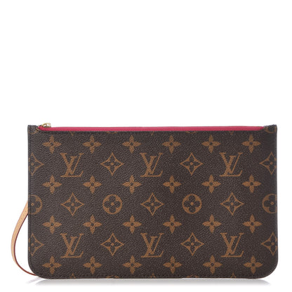 Louis Vuitton Monogram Neverfull MM GM Pochette Pivoine 1 of 8