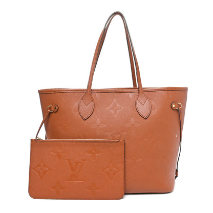 Louis Vuitton Empreinte Monogram Giant Neverfull MM  Cognac 4 of 12