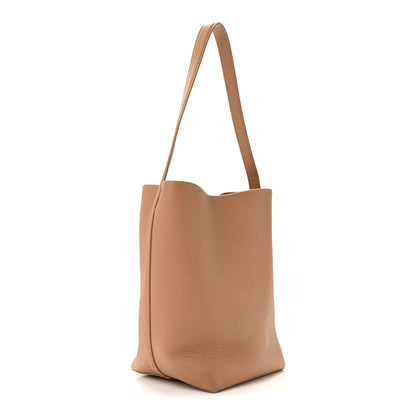 The Row Grained Calfskin Medium N/S Park Tote Cinnamon 3 of 10