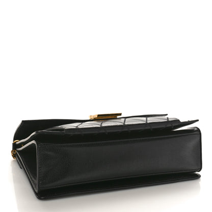 Givenchy Goatskin Quilted Medium GV3 Shoulder Bag Black 4 of 8