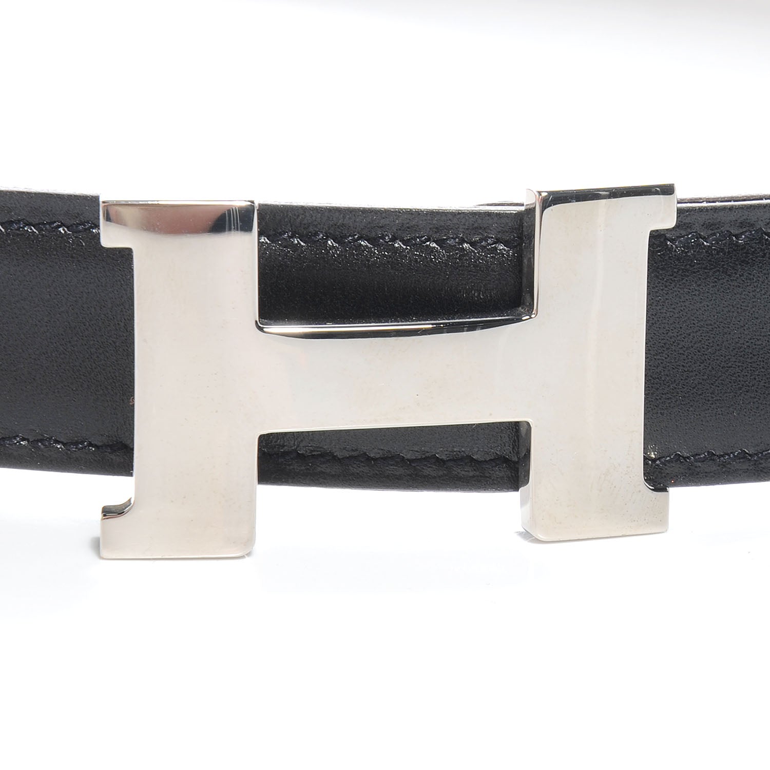 Hermes Box Togo Constance 24mm H Belt 70 Black Gold 4 of 8