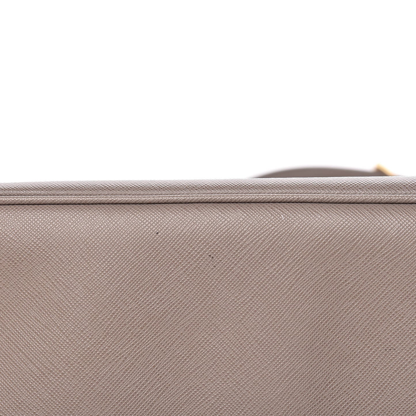 Saffiano Small Galleria Double Zip Tote Argilla