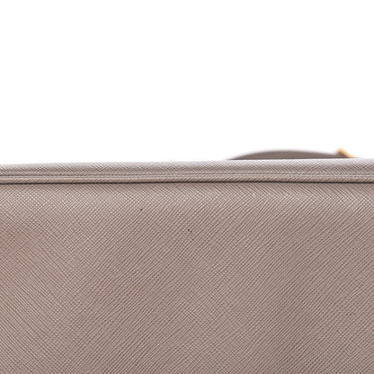 Prada Saffiano Small Galleria Double Zip Tote Argilla 11 of 22