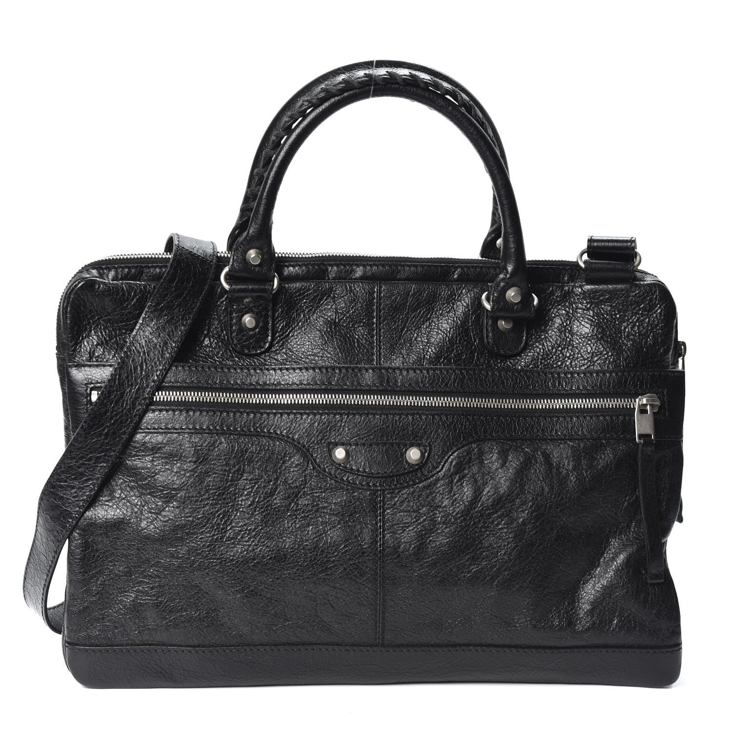 Balenciaga Agneau Briefcase Black 1 of 9