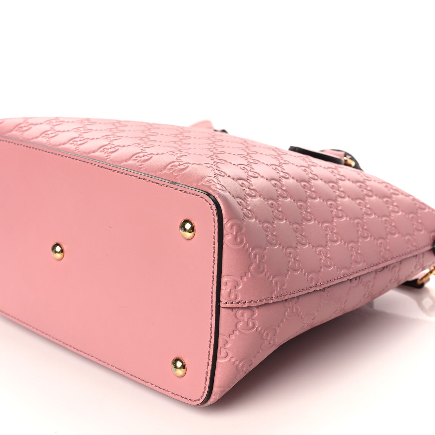 Guccissima Signature Linea A Foldover Tote Rose Baby Candy