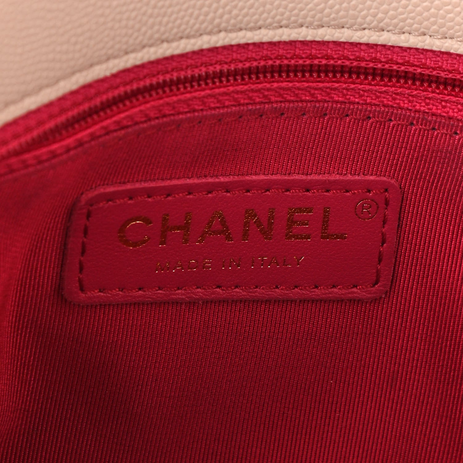 Chanel Caviar Quilted Medium Fashion Therapy Flap Beige 9 of 14