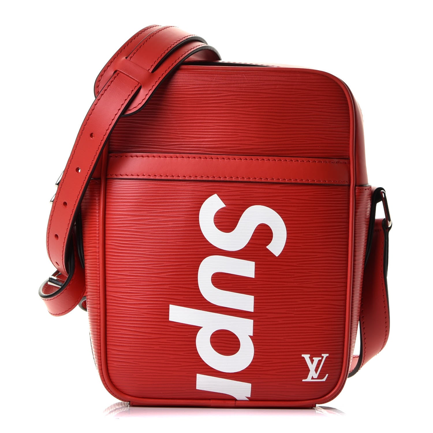 Louis Vuitton X SUPREME Epi Danube PM Red 1 of 4