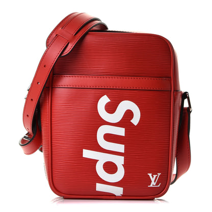 Louis Vuitton X SUPREME Epi Danube PM Red 1 of 4