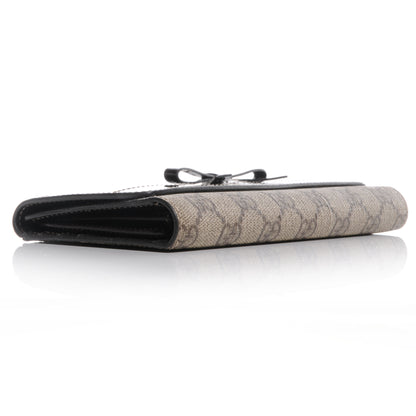 Gucci Patent Monogram Continental Wallet Brown 4 of 8