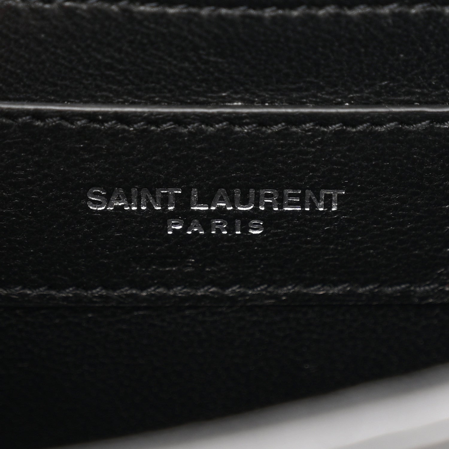 Saint Laurent Calfskin Crocodile Embossed Small Classic Monogram Kate Tassel Satchel Black 6 of 11