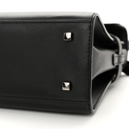 Delvaux Calfskin MM Tempete Satchel Black 9 of 12