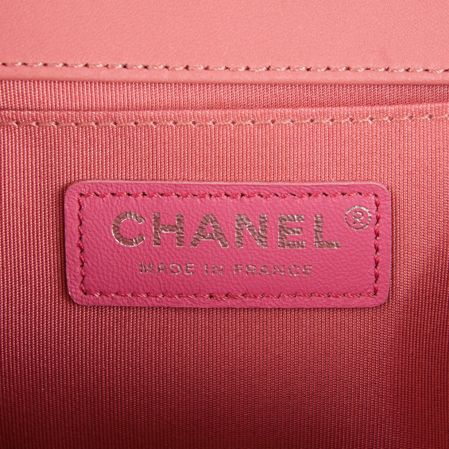 Lambskin Quilted Medium Boy Flap Light Pink
