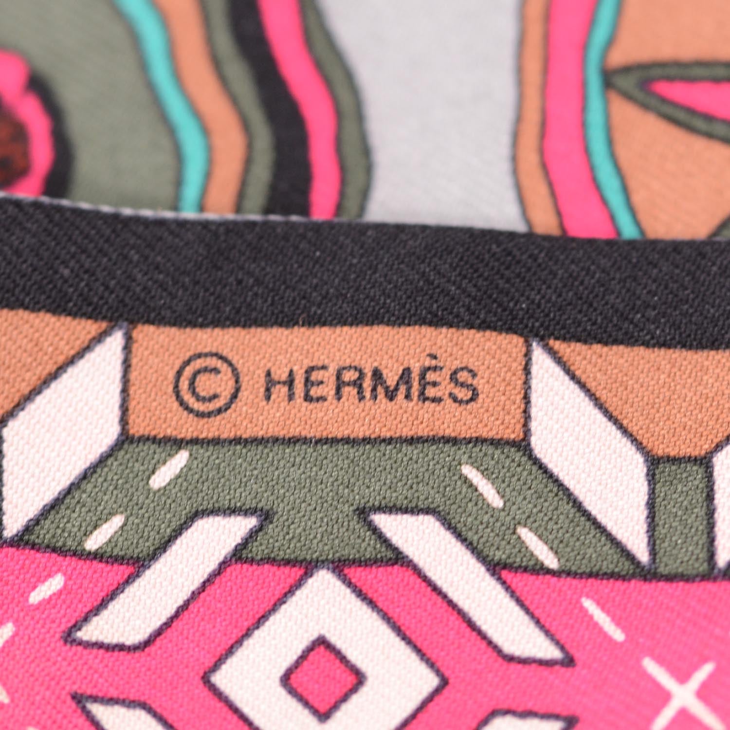 Hermes Silk Belles du Mexique Twilly 4 of 6